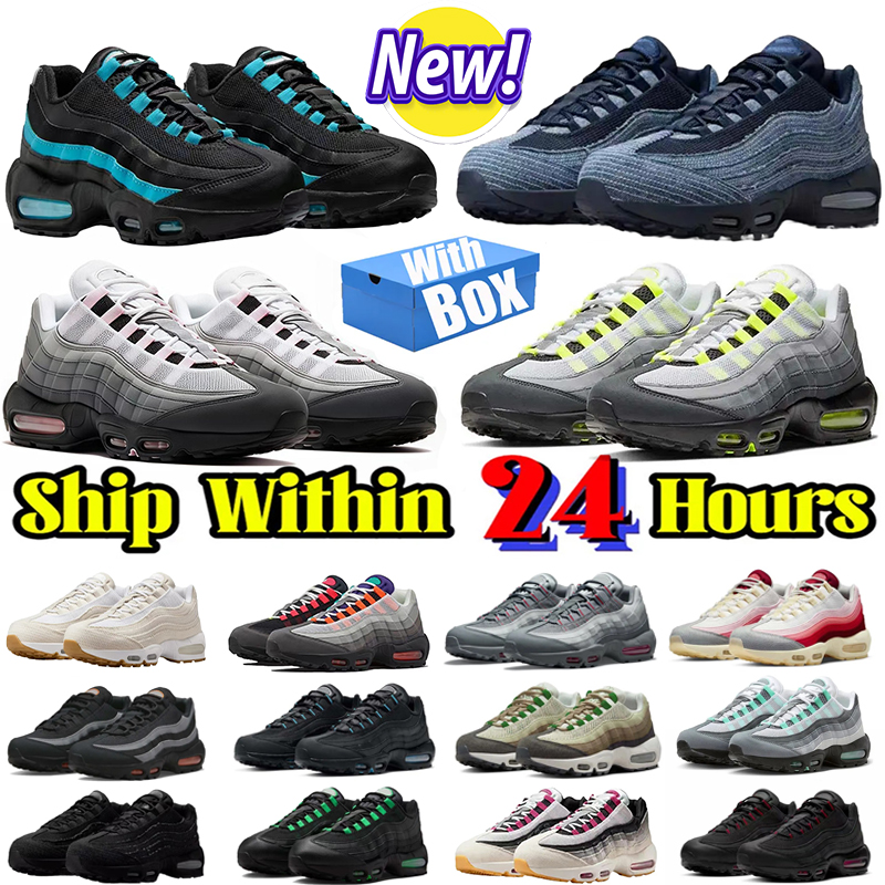 95s designer shoes Men shoes Running Shoes sneakers Neon Hyper Turquoise Triple White Greedy Volt Womens Mens Trainers Outdoor Sneaker With box 36-46