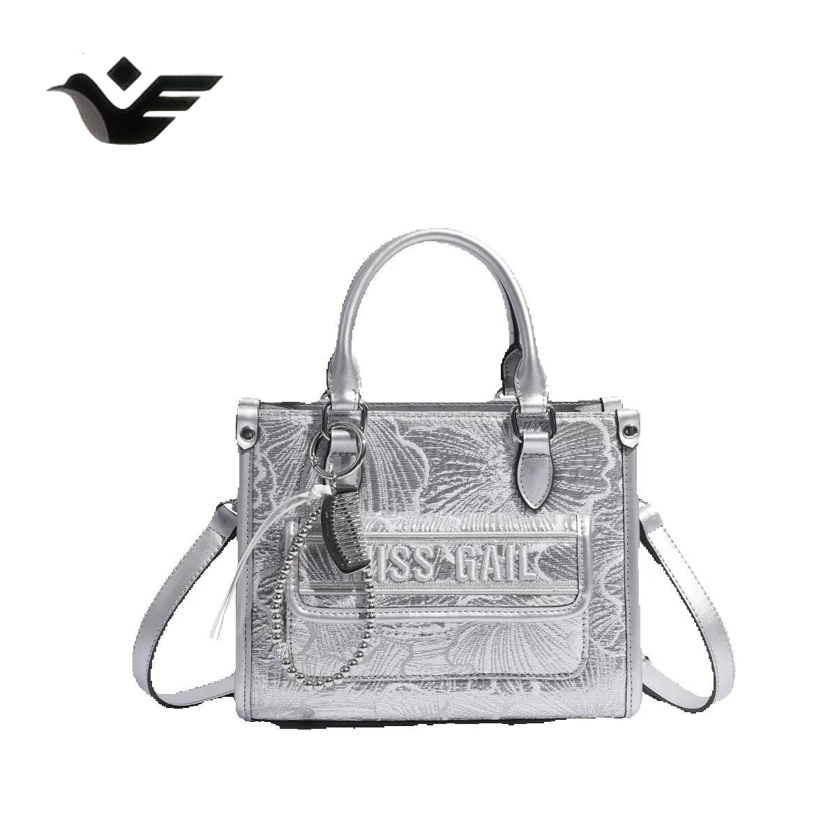 Feiyan Free Shipping New Designer Bag Luxury Shopping Bag Floral Trendy Tote Bag Large Capacity High-quality Texture Light Luxury Embroidery Versatile