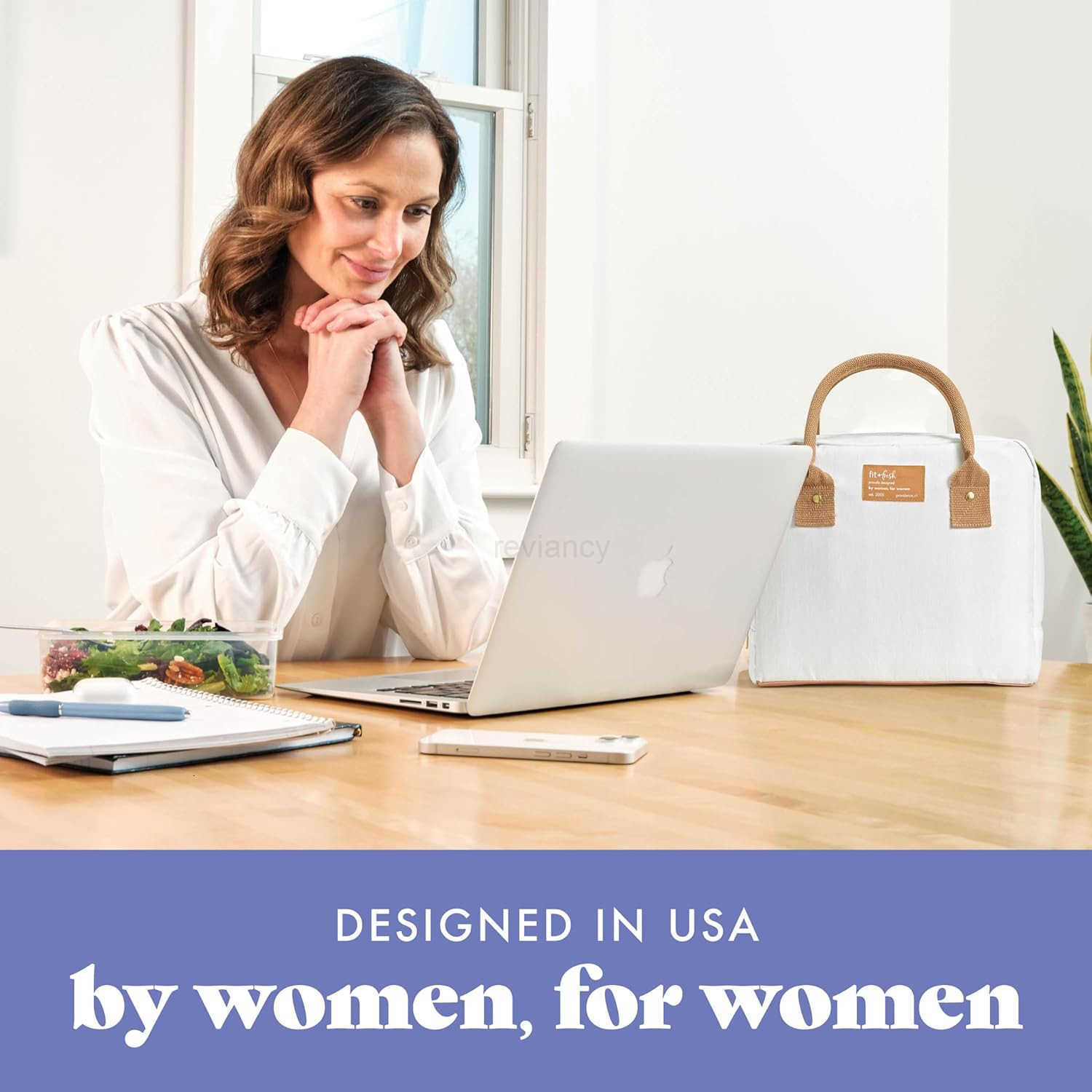 Lunch Bag For Women Insulated Womens Lunch Bag For Work Leakproof StainResistant Large Lunch Box For Women With Containers Zipper Closure Bloomington 