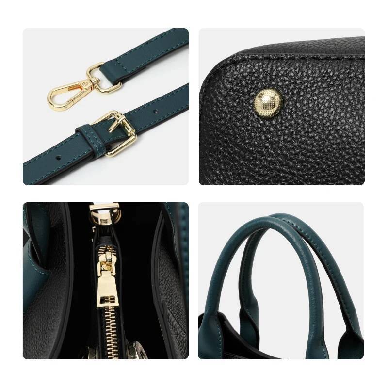 Aidrani Women's Genuine Leather 2024 New High-Quality Cowhide Handbag Elegant Versatile Single tote Shoulder Crossbody Bag