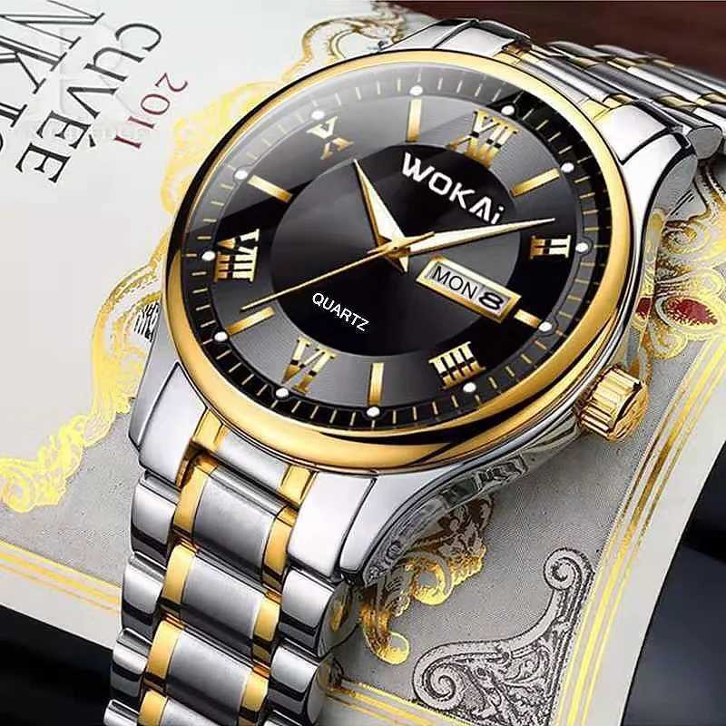 WOKAi DESIGN quartz 40MM Ceramic GMT quartz Watches 30m Waterproof Classic Fashion Luxury Autatic Watch For Men X250904