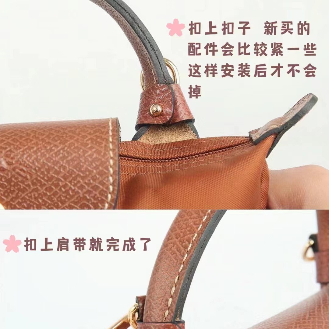 French Longchamp Mini Bag For Women Mini Dumpling Bag Handbag Phone Bag Tote Bag No Luxury Bag Designer Free Shipping Punching Required Comes With Sho
