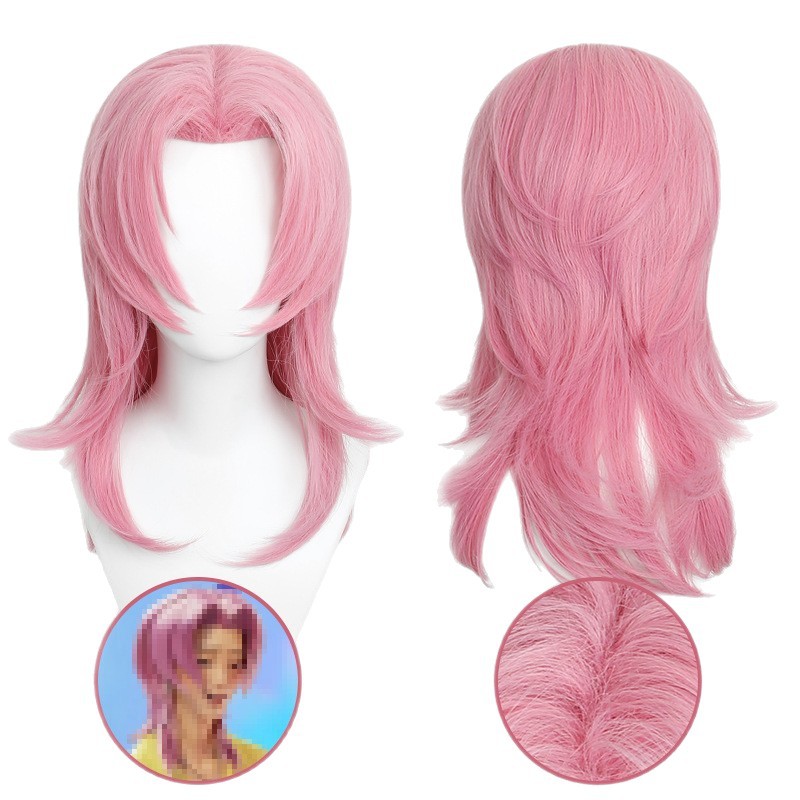 Party Decoration k-pop Miracos wig Zoe Rumi simulation scalp top anime wig cosplay tool