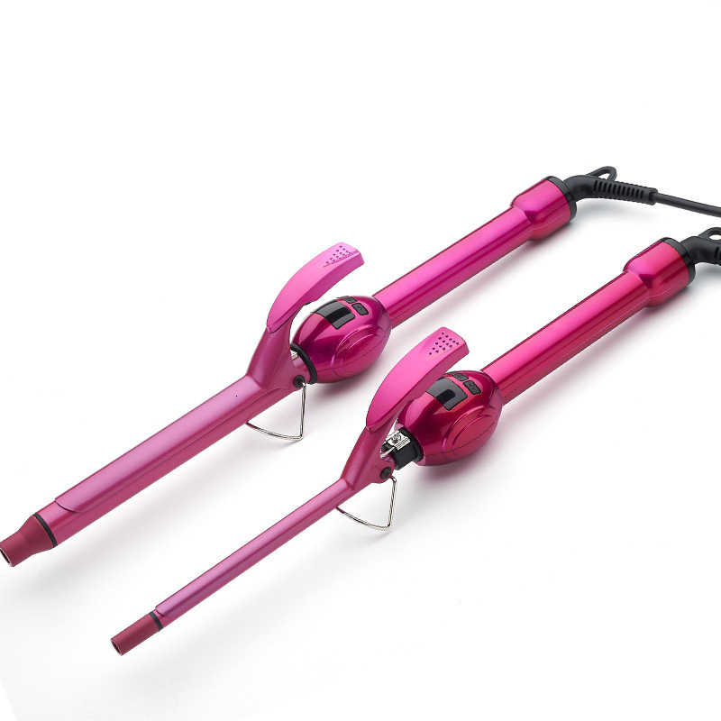 Irons Max 980 Professional Curler Tongs LCD Digital Wand Curling Hair Iron Corrugated Wave Styling Tools 9mm13mm 110-240v X251027