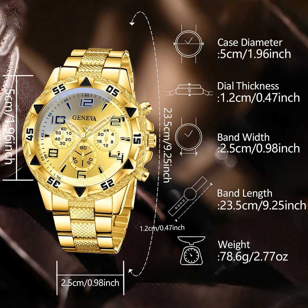1PCS Luxury Mens Watch Business Trend Fashion Quartz Watch Suitable for Daily Clothing Matching Perfect Gift for Friends or Dad X250904