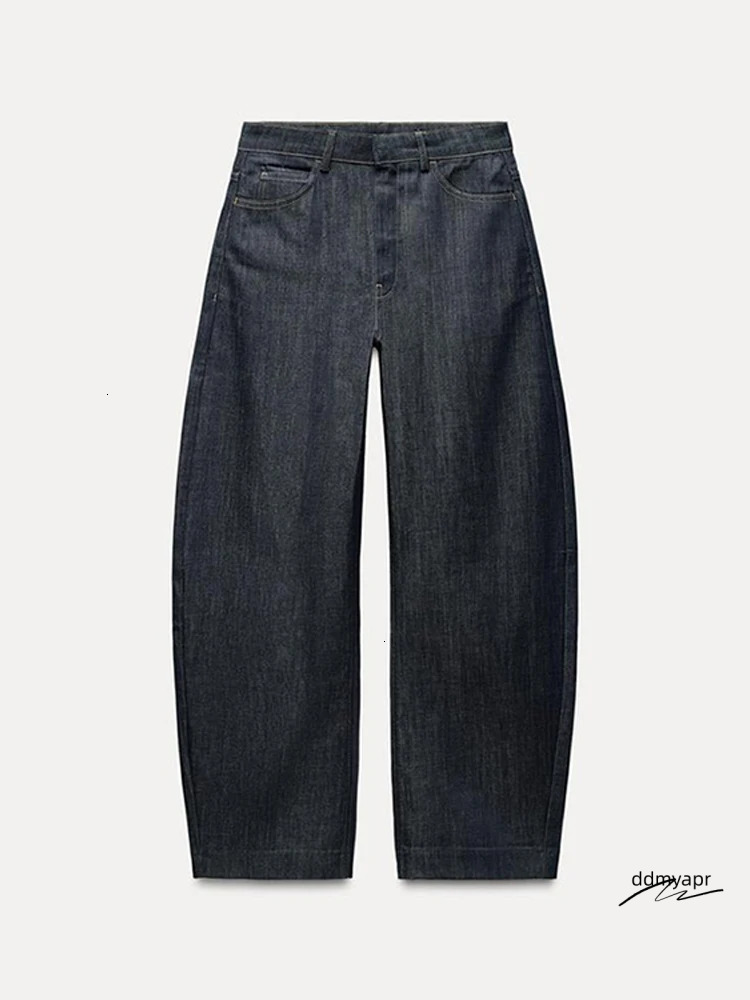 Vintage Denim Pant Ddmyday Sets 3 Pieces For Women Cinched Waist Blazer Strapless Vests Straight Trousers 2025 Jeans High Street Outfits 250226