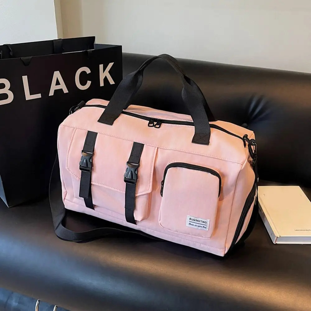 Oxford Cloth Fitness Duffel Bag Lightweight Large Capacity Travel Luggage Bag Dry And Wet Separation with Shoe Compartment 250903