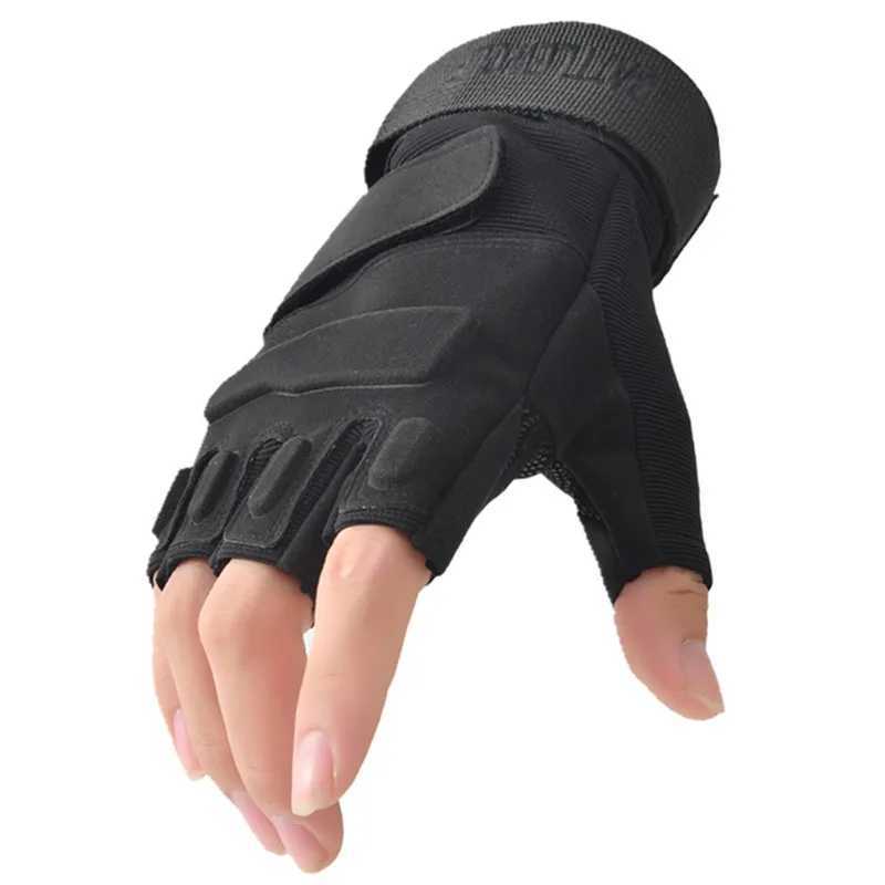 Newly Fingerss Tactical Gloves Fitn Gym Sports Men Women Antiskid AntiSlip Cycling Half Finger Ma Tactical GlovesXJ250904