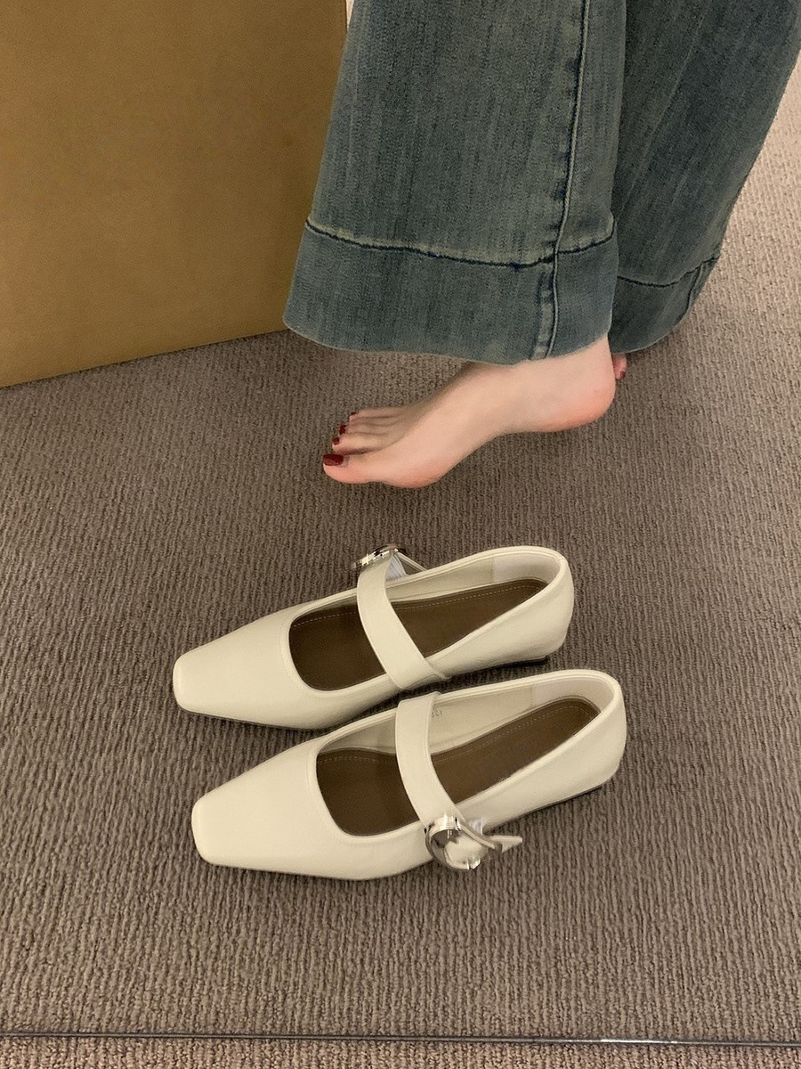 Designer Mary Jane Women's Shoes 2025 New Single Shoes Retro Fashion Small Leather Shoes