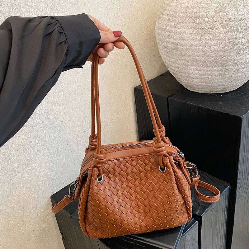 Hot Selling Summer Woven Tote Bag Inspired Braided Shopper Lightweight Beach To Work Purse For Women Designer Bags