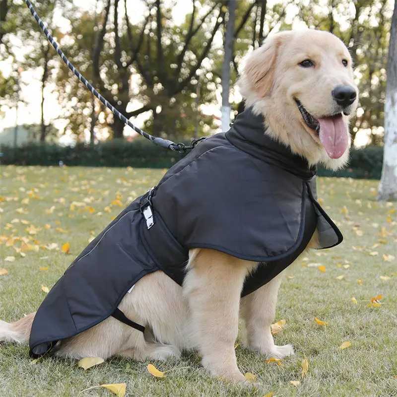 Large Dogs Windproof Reflective Warm Winter Dog Clothes For Medium et Coat French Bulldog Coat Dachshund Labrador Outfits W250904