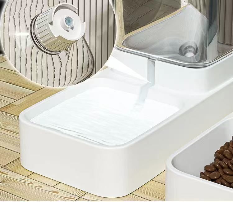 Cat dog water dispenser Cat food automatic feeder Cat bowl Dog bowl supplies Cat and pet water dispenser