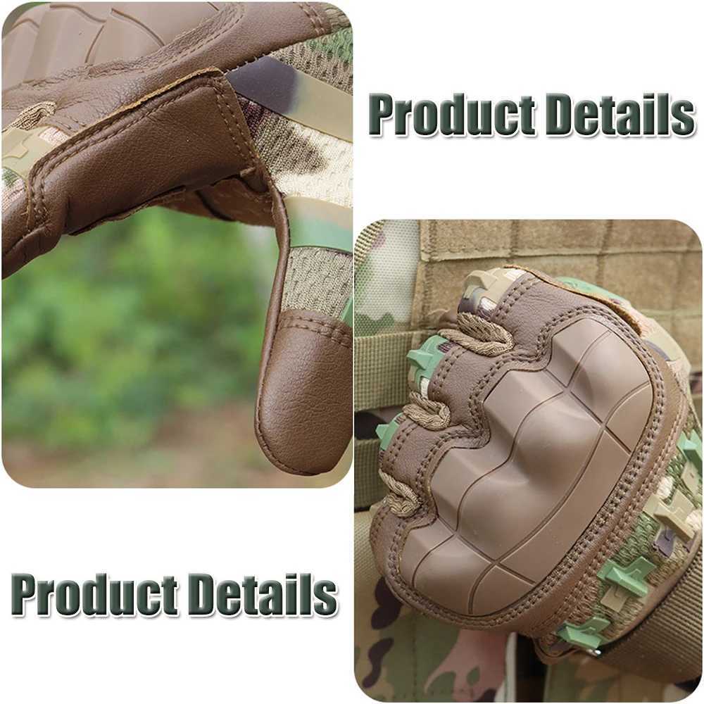 Tactical FullFinger Outdoor GlovesTouch ScreenAntiSlip Abrasion Resistant for HikingCyclingClimbingXJ250904