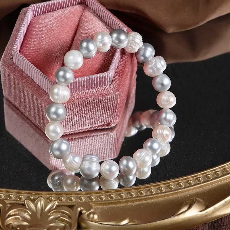 910mm Natural Freshwater Potato Pearl Bead Bracelet For Gift Y250904