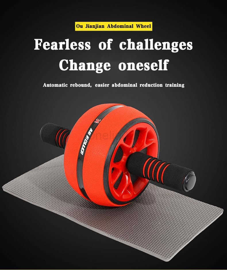 fitness equipmentAbdominal Wheel Detachable Ab Roller for Home Fitness Ergonomic Foam Handle AntiSlip Design Automatic Rebound Core Trainer 30cm x 165