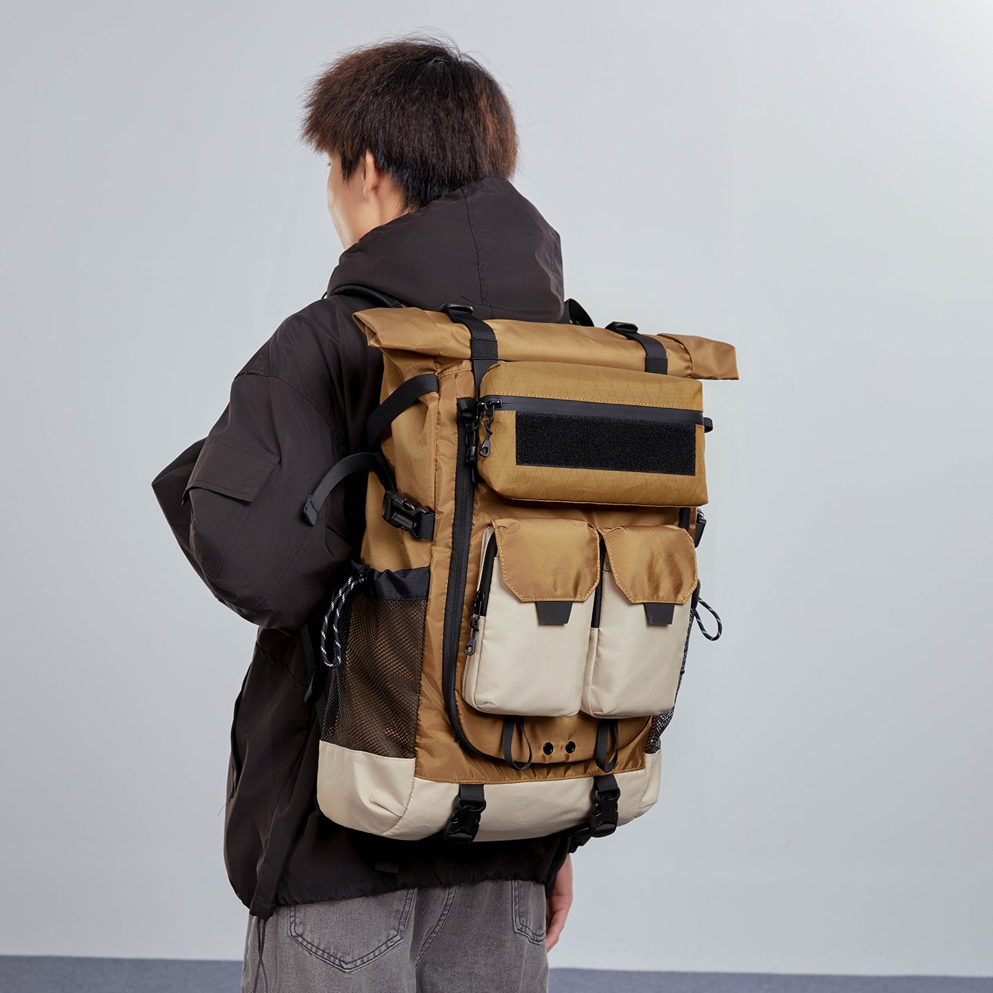 Sewafox Men's backpack,large capacity multifunctional backpack, outdoor sports travel backpack, women's computer bag