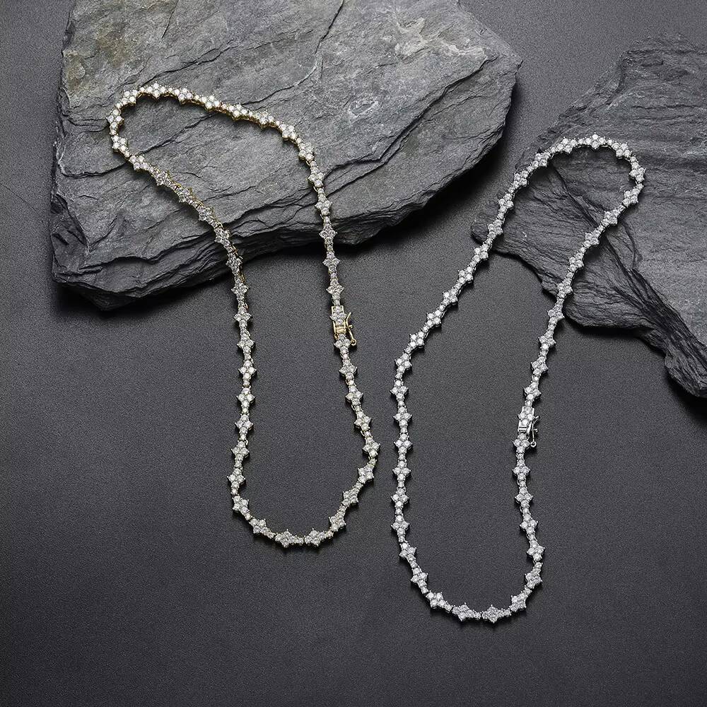 Summer Mens Cuban Thorns Necklace Brass Miami Rock Punk Necklace