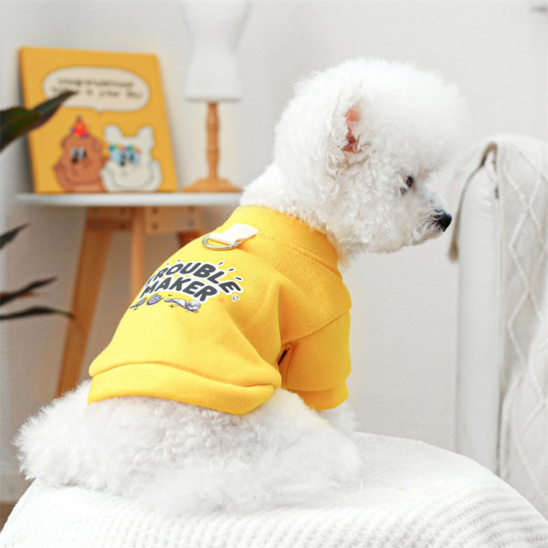 Pet Clothing Dog Cat Valentine's Day Red Love Coat with Drawstring Buckle, Suitable for Small and Medium Sized Dogs