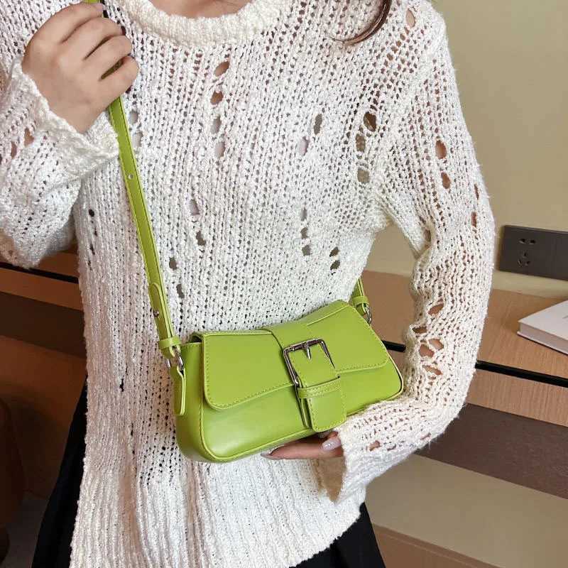 Solid color Leather Crossbody Bags For Women Designer Underarm Shoulder Bag 2024 Trend Fashion Lady Handbags and Purses Z250903
