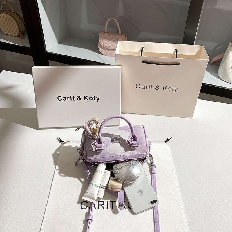 2025 New Boston Bag - Trendy Niche Colorblock, High-End Pillow Bag, Handheld, PU Material, Wholesale & Drop Shipping