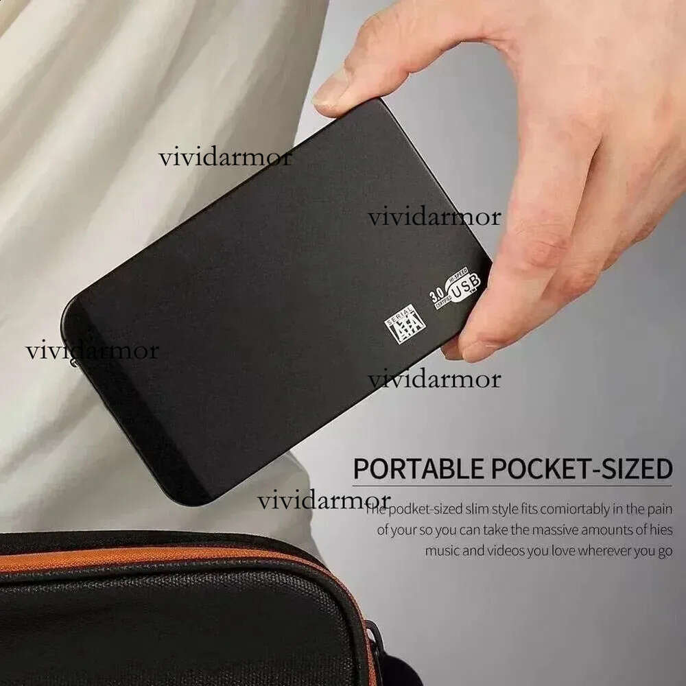 Portable SSD 1Tb Large Capacity Solid Hard Disk 2Tb4tb Highspeed External Drive Usb30typec For Laptopdesktopphone 240828