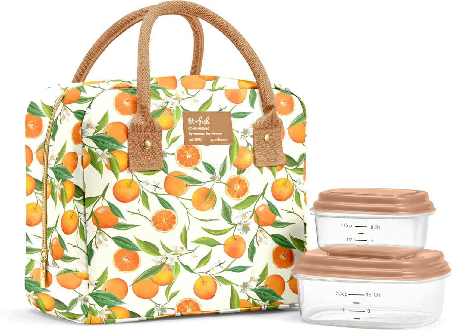 Lunch Bag For Women Insulated Womens Lunch Bag For Work Leakproof StainResistant Large Lunch Box For Women With Containers Zipper Closure Bloomington 