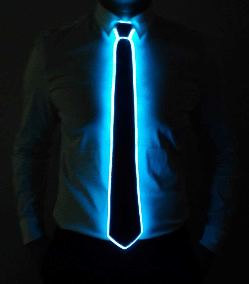 Tie Light Up Fanny Ties Novelty Necktie For Men LED Light Up Ties Costume AccessoryW250904