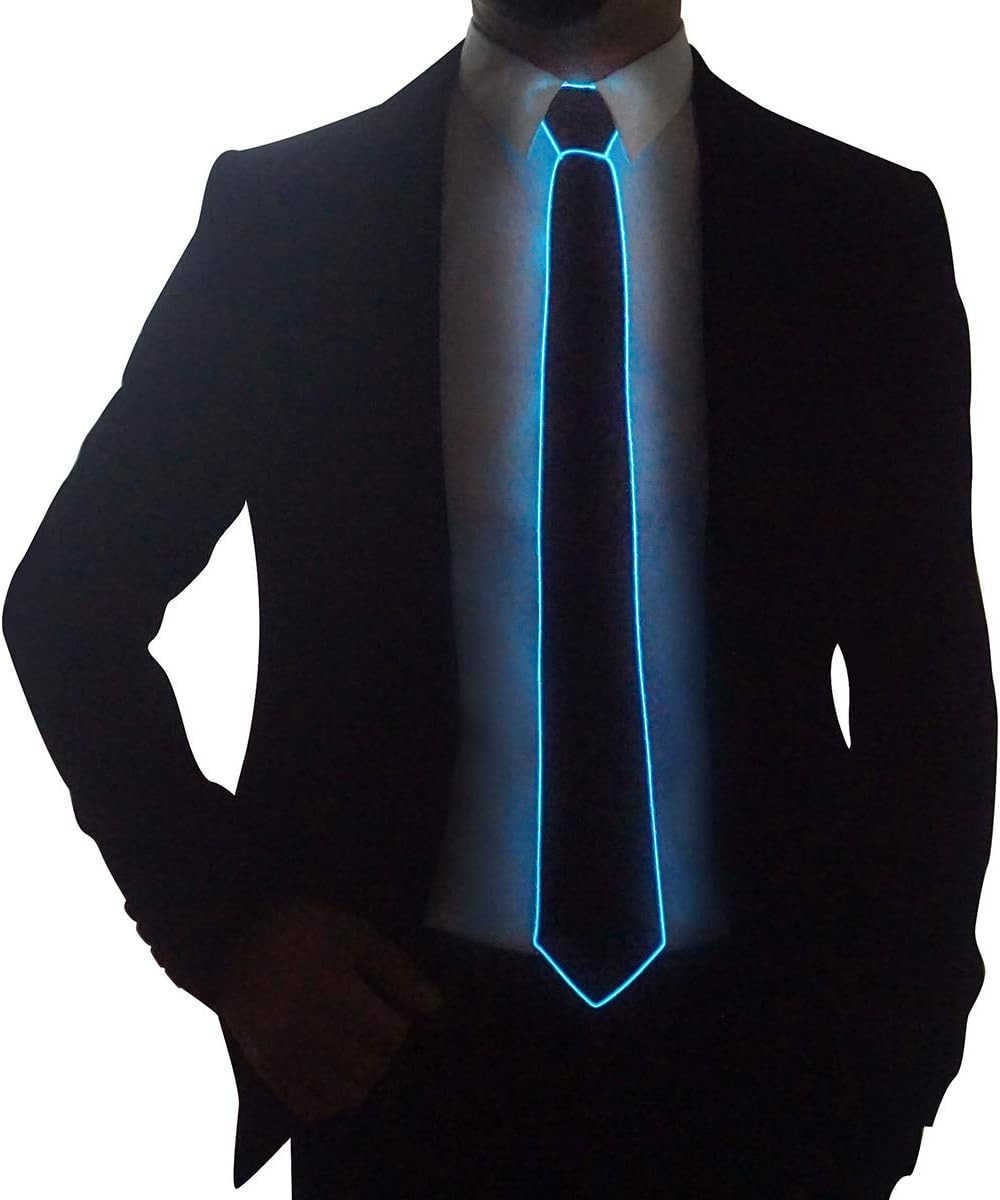 Tie Light Up Fanny Ties Novelty Necktie For Men LED Light Up Ties Costume AccessoryW250904