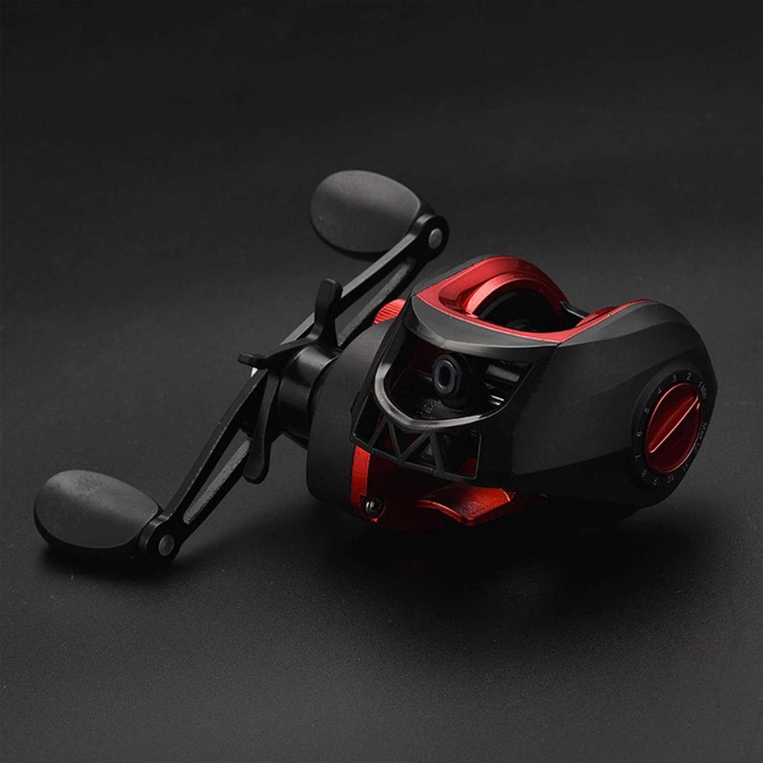 Baitcasting Reel Metal Powerful Lightweight Smooth Baitcaster Fishing Reel for Saltwater Freshwater W250904