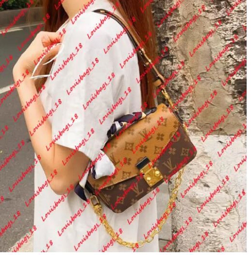 10A High Quality Pochette East West Metis handbags women luxury Designer Shoulder Bags embossed bag crossbody clutch chain Purse ady Satchel messenger m7891