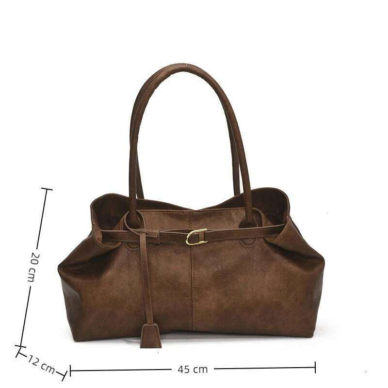 2025 Women's New Fashionable Top-Handle With Short Handle Women PU Leather Bag Large Capacity Brand Tote