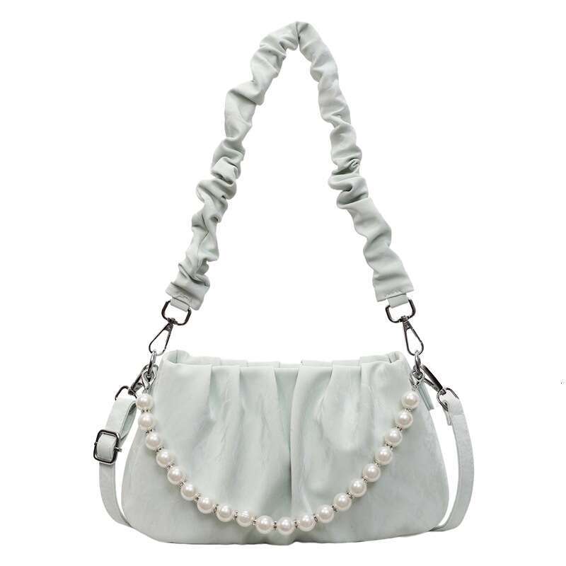 2025 New Summer Korean Style Handbag for Women Simple Chain Shoulder Casual Crossbody Bag with Letter Decoration