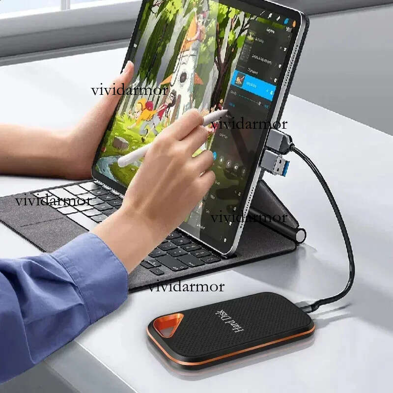 Portable E81 SSD 1Tb Hard Drive 2Tb High Speed Disk External Disk M2 Memory USB Storage For PC Notebook Desktop Computer 240828