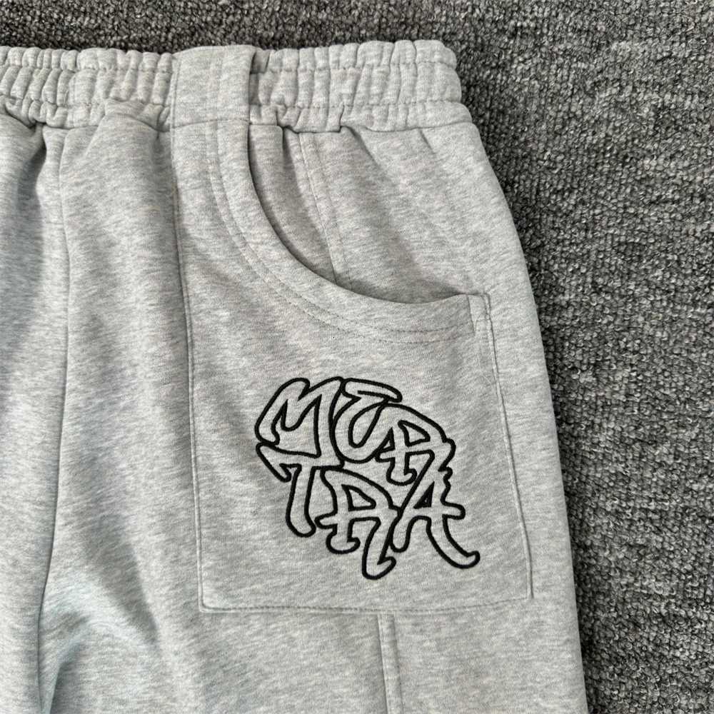 Patchwork Mertra Embroidery Pants Men Women High Quality Trousers Jogger Drawstring SweatpantsXJ250904