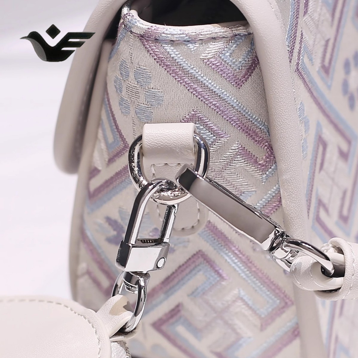 Feiyan Free Shipping New Designer Bag Luxury Shopping Bag Cultural Heritage High-end Brocade Print Baguette Bag Elegant Single Shoulder Crossbody Smal