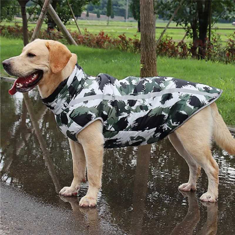 Large Pet Dog Clothes Winter Warm Pet Vest et Waterproof Dog Coat Clothes For Large Dog Bulldog Golden Labrador Clothing W250904