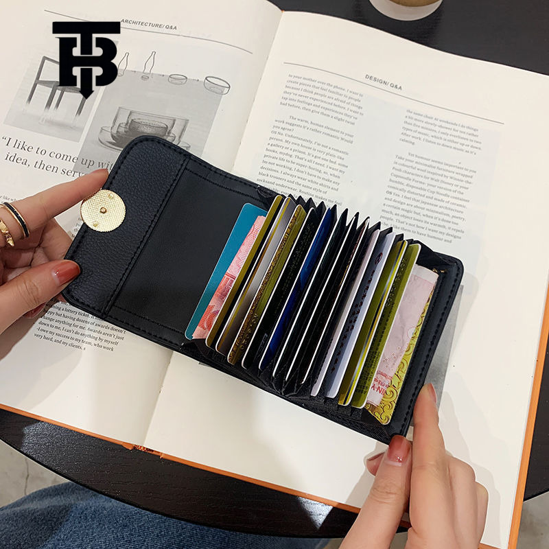 TB BHULAMTE New Card Holder For Women, Compact And Exquisite, High-end Ultra-thin Style, Designer S Bag Ins Style, Multiple Card Slots, Niche Design, 
