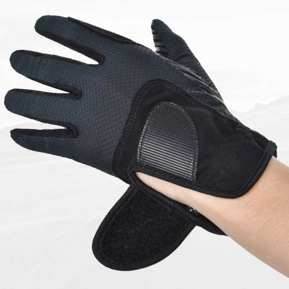 Suede Horse Riding Gloves Wear Resistant Lightweight Equestrian Gloves Antislip Comfortab Sports Riding GlovesXJ250904