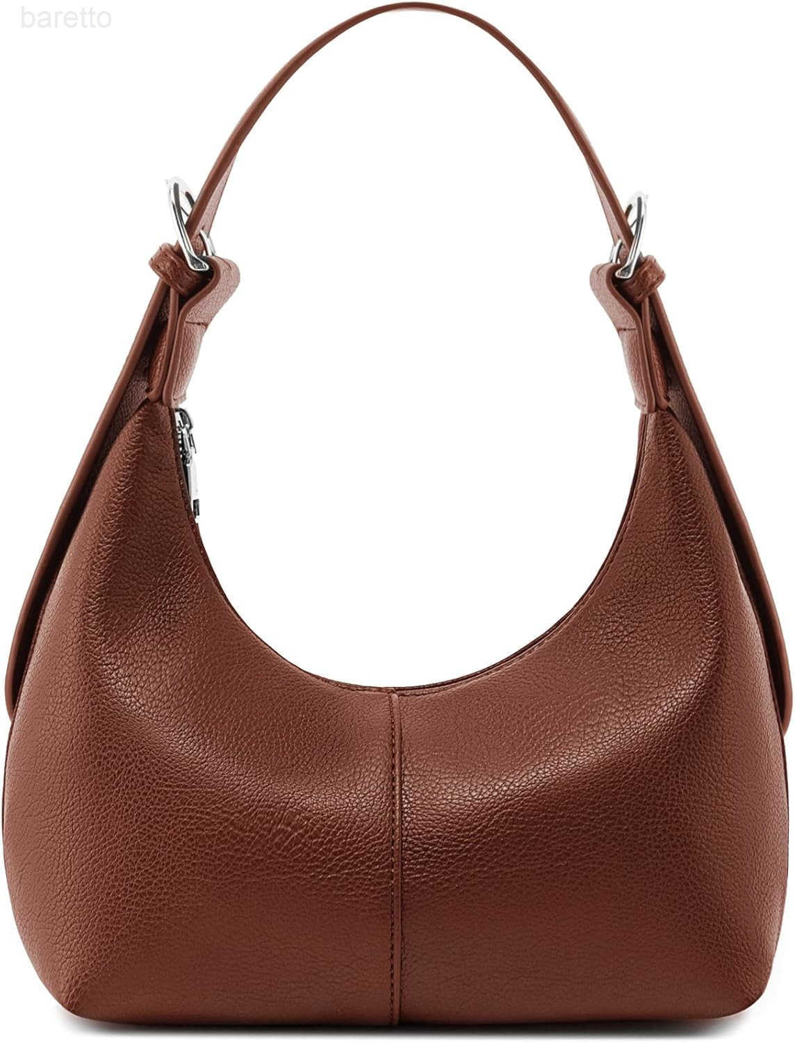 Hobo Bag for Women Soft Vegan Leather Crescent Shoulder Handbag Slouchy Tote Crossbody Purses M250903