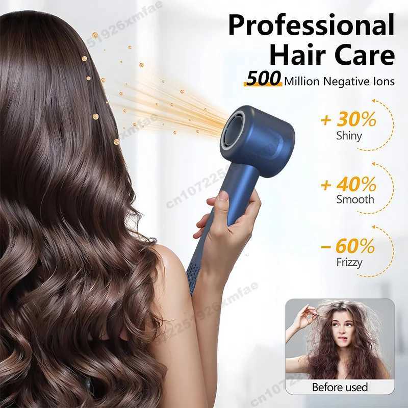 6 IN 1 Super Hair Dryer 220V Leafless Hair dryer Personal Hair Care Styling Negative Ion Tool Constant Anion Electric Blow DryerW250904