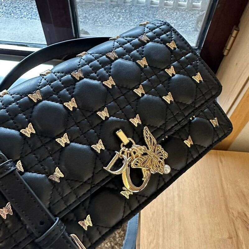 Echtes Leder Luxus Original High-End-Damentasche Perlenhandtasche Neues Produkt Schaffell Hand