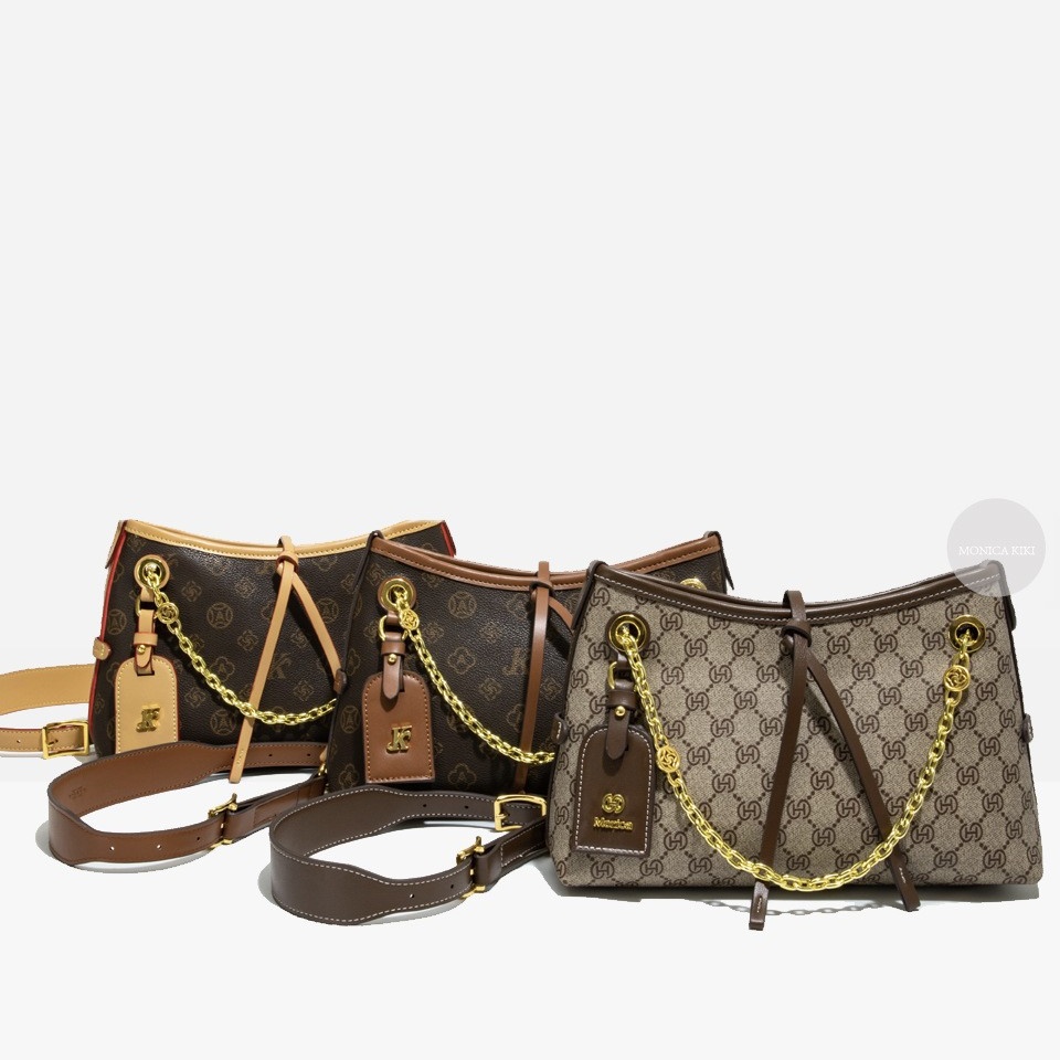 Designer bag for women tote bag printing classic new Luxury Bag purse Casual lightweight sustainable waterproof with texture brown