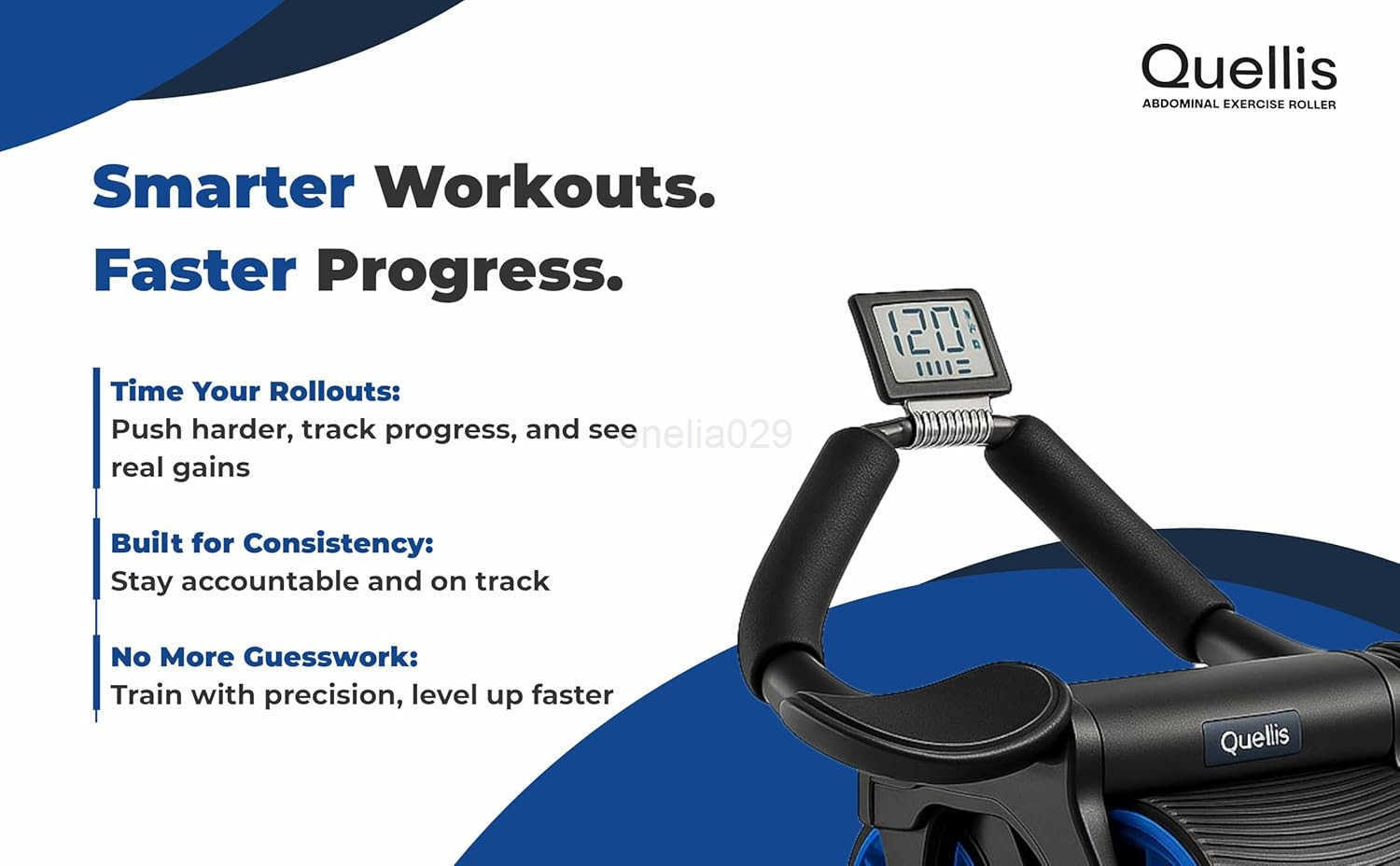 AB Roller for Men Women Core Strength Training Wheel Set with Elbow Support 2 Knee Pads Abdominal Exercise Roller for Core Stability Belly Fat Reducti