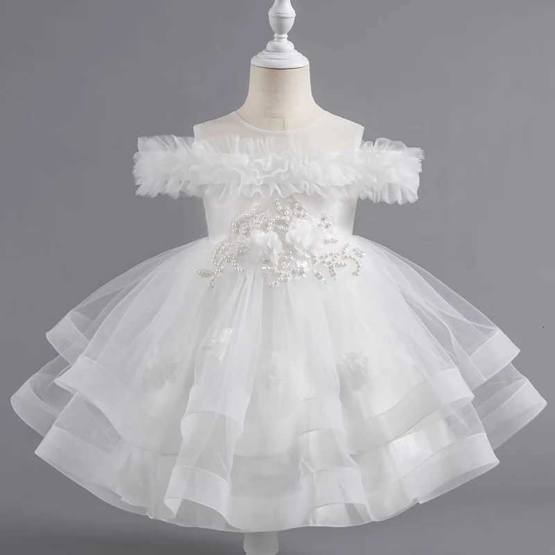 The first Christmas costume of the new 0-6-year-old girl childrens clothing baby one-year-old birthday party dresses Z250904