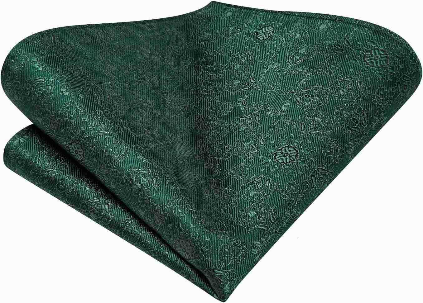 Mens Tie and Lapel Pin Paisley Striped Floral Necktie for Men Pocket Square Cufflinks Wedding PartyW250904