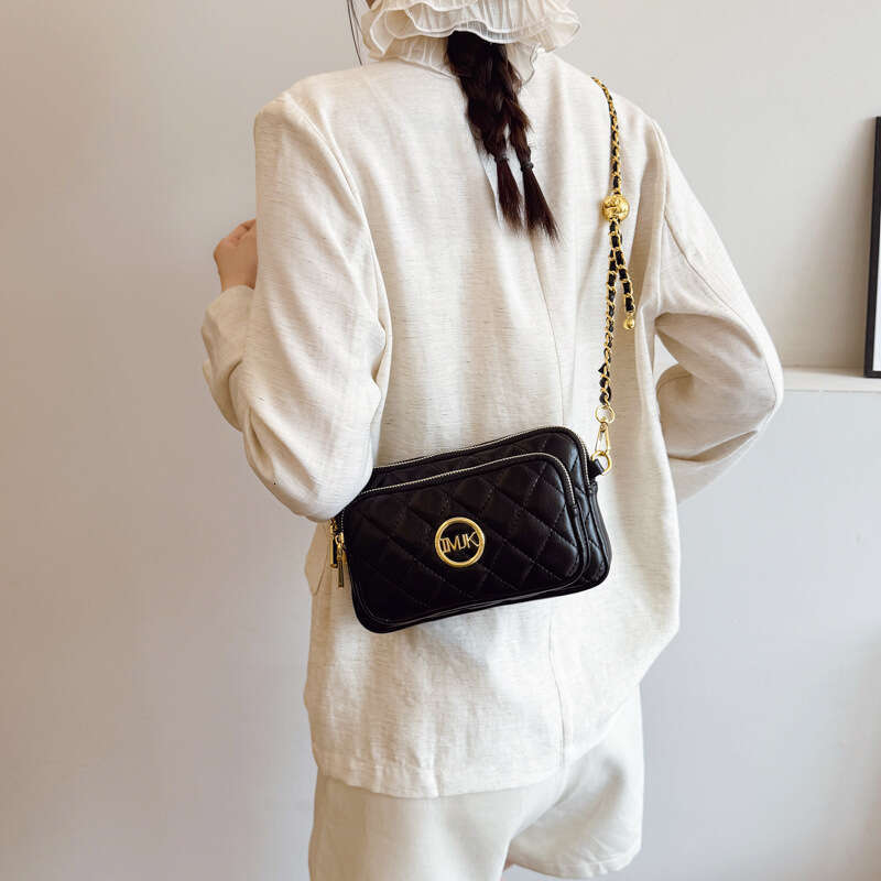 Designer Bags Fashion Chain Crossbody Bag Multi-layer Small Square Bag for Women 2025 New Versatile Womens Shoulder Crossbody Bag