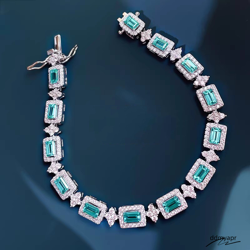 2025 Choucong Top Sell Wedding Bracelets Jewelry White Gold Fill Princess Cut 5A Cubic Zircon CZ Dia Gemstones Party Ddmyday Women Charm Bangle Gift D