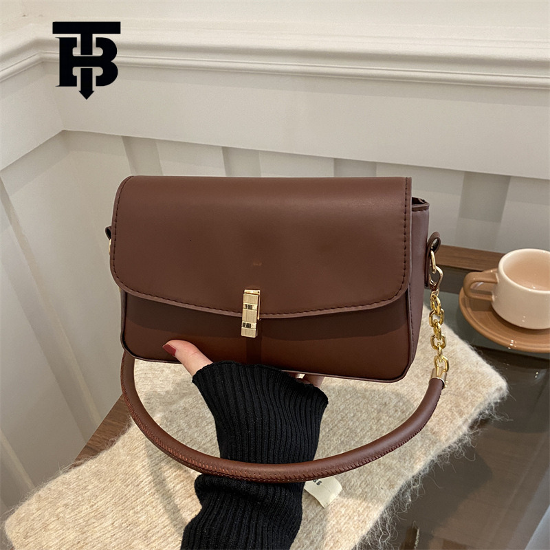 TB BHULAMTE Fashion Commuter Small Square Bag Niche Design Underarm Bag for Designer s bag Women 2024 New Commuter Bag Simple Single Shoulder Crossbod