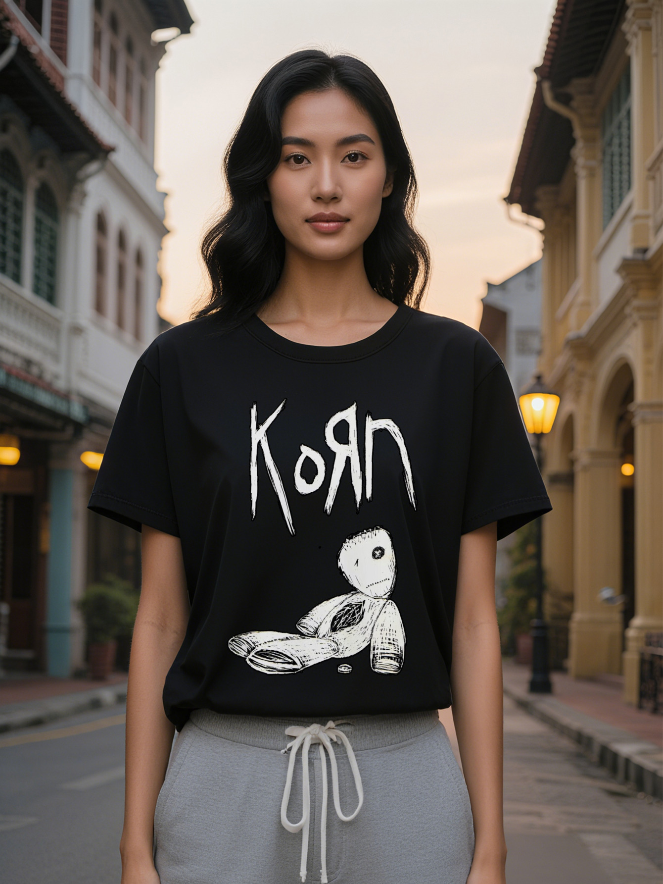 Large XL Casual Round Neck T-Shirt Print Design Top A Gift For Lady Plus Size c7c75