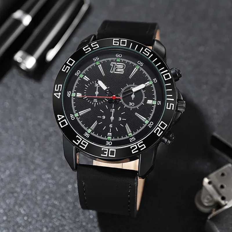 Fashion Outdoor Sport Quartz Watch Men Mtifunctional Personality Round Watch Dial Luminous Business Quartz Wristwatches X250904